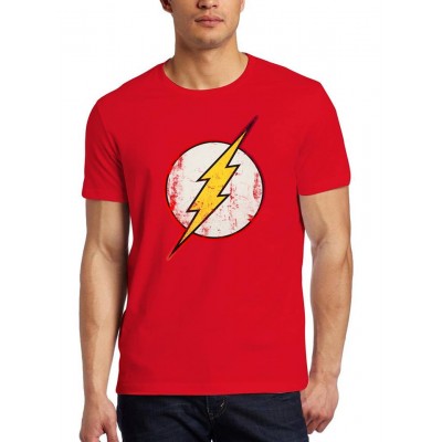 Мъжка тениска на THE FLASH - OLD LOGO DC